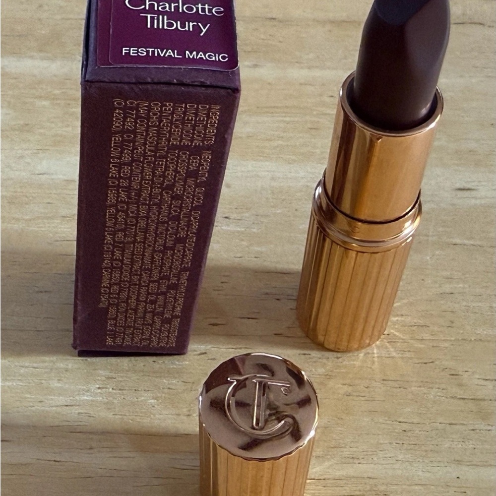 (2) Charlotte Tilbury Festival Magic Lipsticks - Deep Purple - New and Authentic